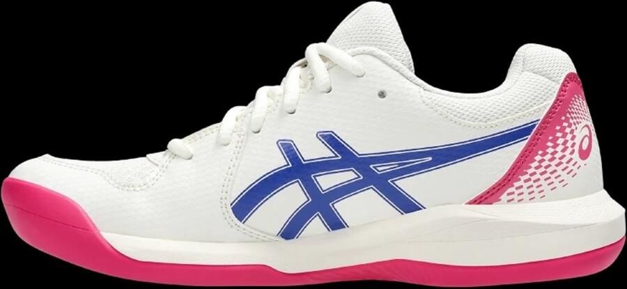 ASICS Gel-Dedicate 8 Binnenschoen voor tennis Dames Cream Dark Cobalt