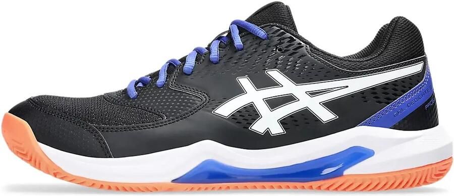 ASICS Gel-Dedicate 8 Padel Padelschoenen Black White Zwart Wit Gel-Dedicate Padelschoenen Heren Hardloopschoenen voor Mannen