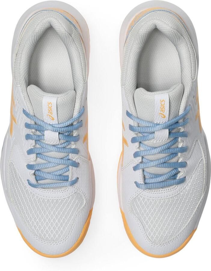 ASICS Gel-Dedicate 8 Padel Padelschoenen 37.5 White Orange Glow Wit Oranje Padel Court - Foto 4