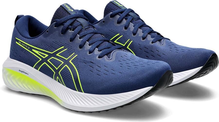 ASICS Gel-Excite 10 Blauw Geel Hardloopschoenen Heren