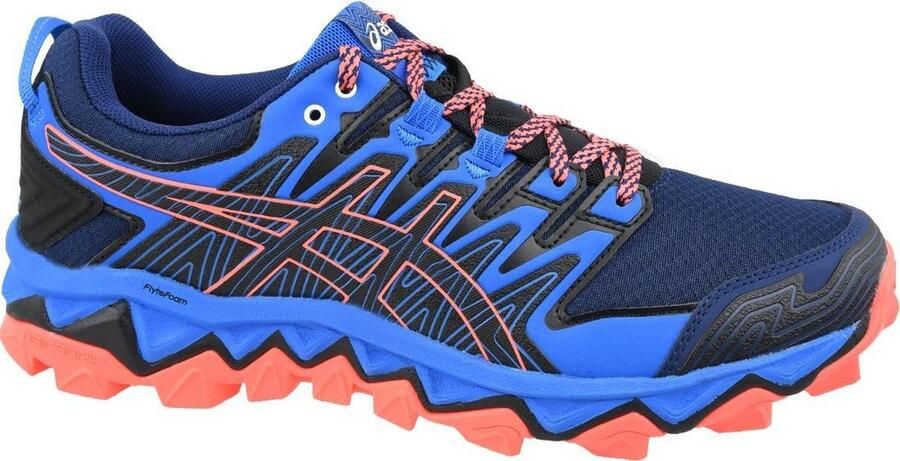 ASICS Gel-FujiTrabuco 7 1011A197-400 Mannen Marineblauw Hardloopschoenen