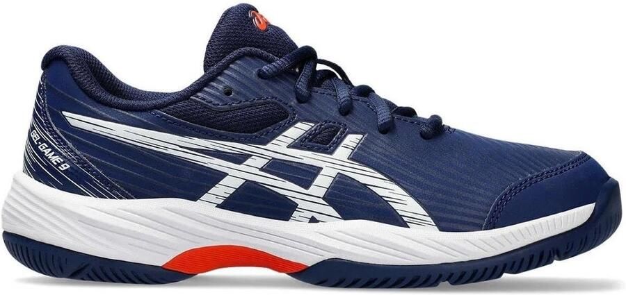 ASICS Gel Game 9 GS Tennisschoenen Blauw Wit Oranje