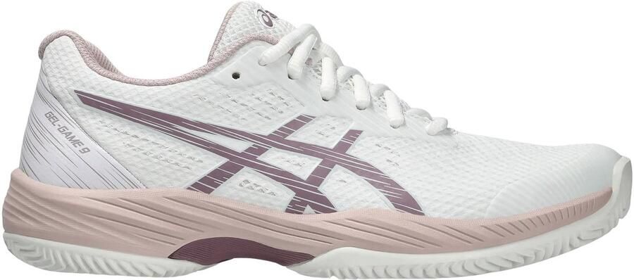 ASICS GEL-GAME 9 Unisex Tennisschoen Wit Roze
