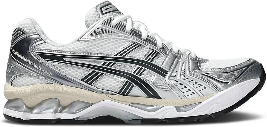 ASICS Gel-kayano 14 Schoenen Wit Maat: 44.5 Mesh Synthetisch Foot Locker