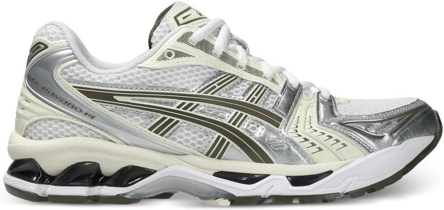 ASICS GEL-KAYANO 14 Sneakers Heren Wit Mesh Synthetisch