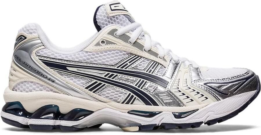 ASICS Gel-kayano 14 Schoenen Wit Maat: 40.5 Textil Foot Locker