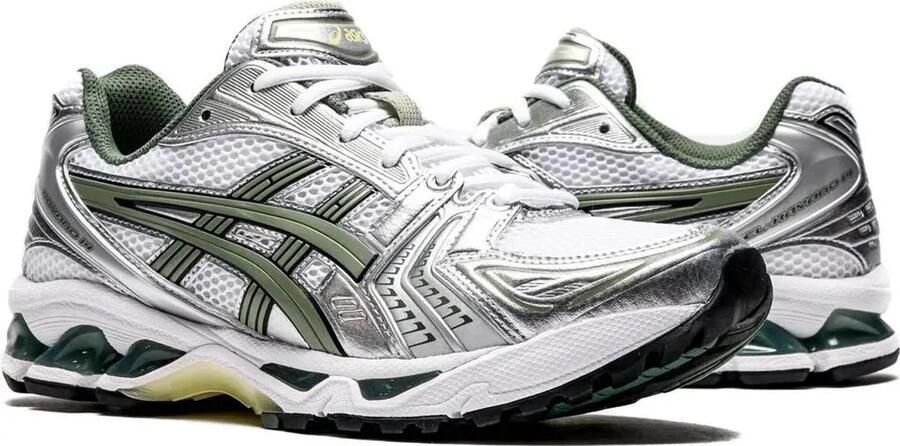 ASICS Gel-Kayano 14 White Pure Silver Slate Grey Sage