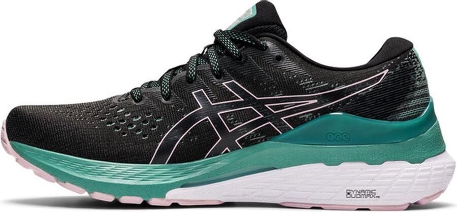 ASICS GEL-Kayano 28 Dames Sportschoenen Hardlopen Weg zwart groen - Foto 6
