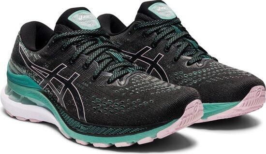 ASICS GEL-Kayano 28 Dames Sportschoenen Hardlopen Weg zwart groen - Foto 7