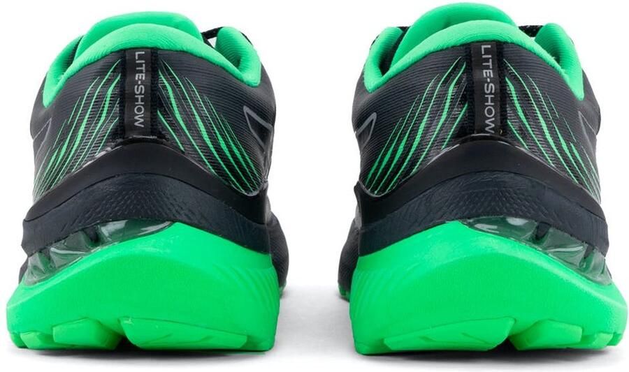 ASICS GEL-Kayano 29 Lite-Show Heren Sportschoenen Hardlopen Weg zwart groen - Foto 5