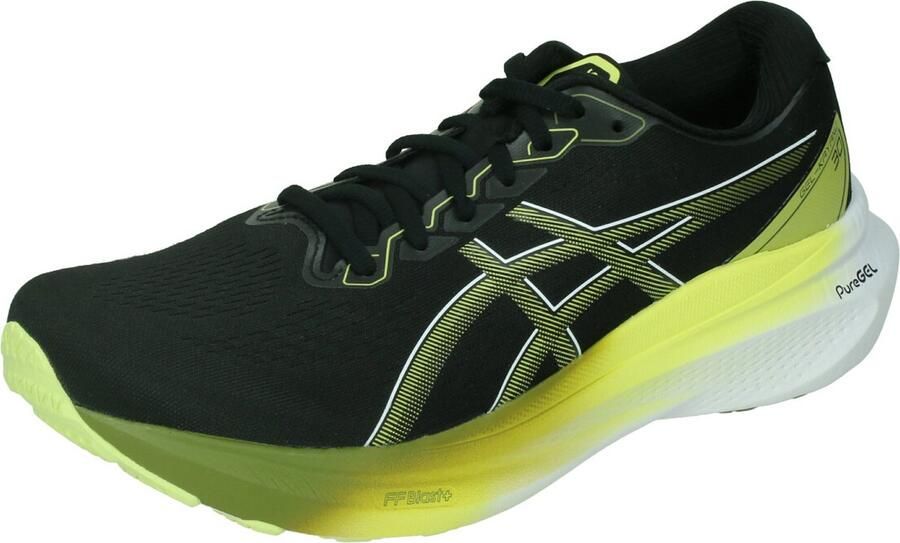 ASICS Gel-Kayano 30 Hardloopschoenen Black Glow Yellow Zwart Geel Gel-Kayano Hardlopen Heren - Foto 2