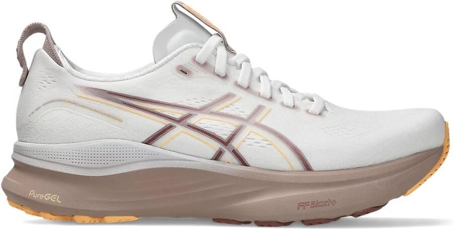 ASICS Gel Kayano 32 Hardloopschoenen White Orange Glow Dames