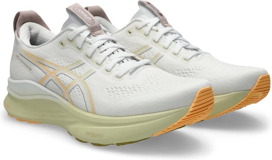 ASICS Gel Kayano 32 Hardloopschoenen White Orange Glow Dames - Foto 4