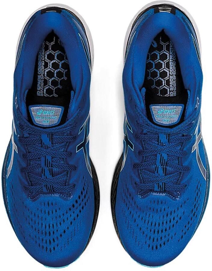 ASICS GEL-Kayano 28 Heren Sportschoenen Hardlopen Weg donkerblauw wit - Foto 3
