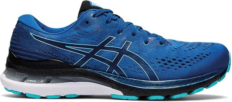 ASICS GEL-Kayano 28 Heren Sportschoenen Hardlopen Weg donkerblauw wit - Foto 7