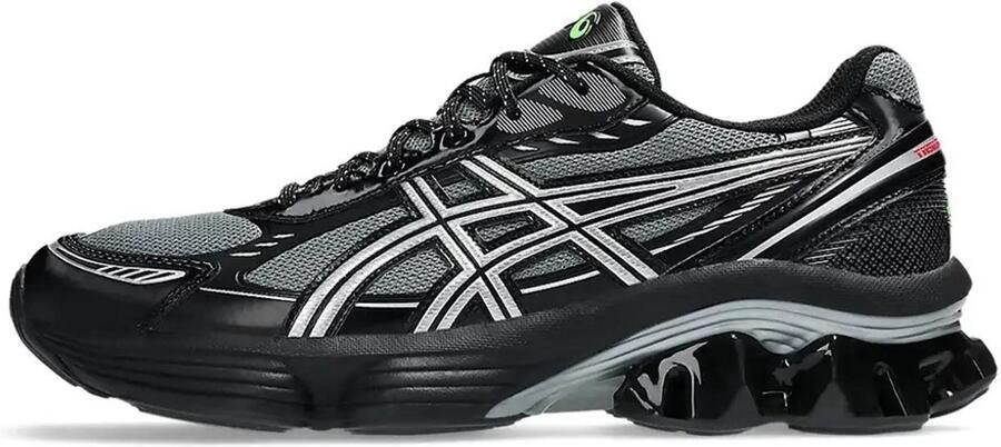 ASICS Gel-Kinetic Heren Schoenen Grijs Maat: 40.5 Mesh Synthetisch Foot Locker