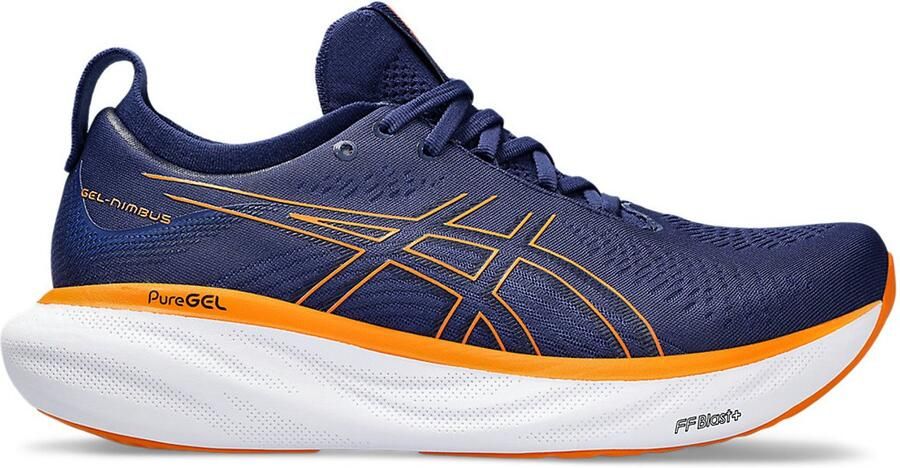 ASICS GEL-NIMB Hardloopschoen Blauw Oranje Unisex