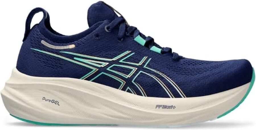 ASICS Gel-Nimb Hardloopschoenen Blue Expanse Aurora Green Blauw Groen Gel-Nimbus Hardlopen Dames