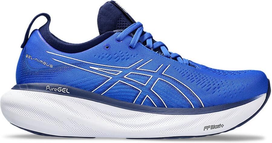 ASICS Gel Nimbus 25 Blauw Hardloopschoenen Heren