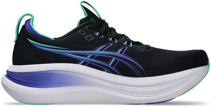 ASICS Loopschoen 'Gel-Nimbus 28' blauw aqua neongroen zwart