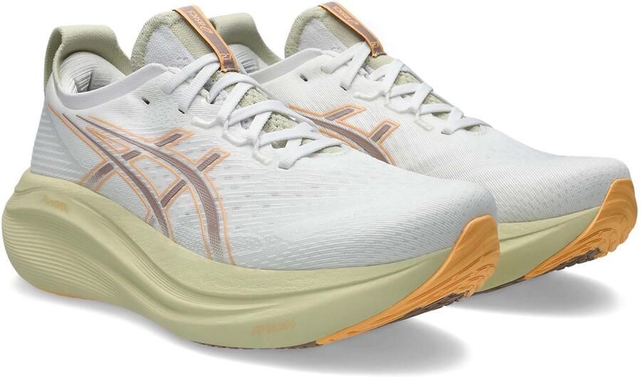ASICS Gel Kayano 32 Hardloopschoenen White Orange Glow Dames - Foto 3