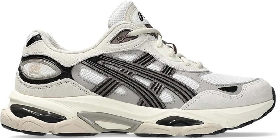 ASICS GEL-NY White Oatmeal Sneakers Wit Beige