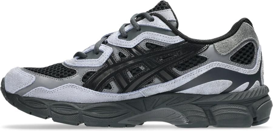 ASICS Gel-Nyc Black Cement Grey Sneakers Unisex Zwart Grijs