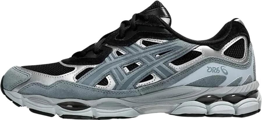 Asics GEL-NYC | Black Fjord Grey Zwart Mesh Lage sneakers Unisex