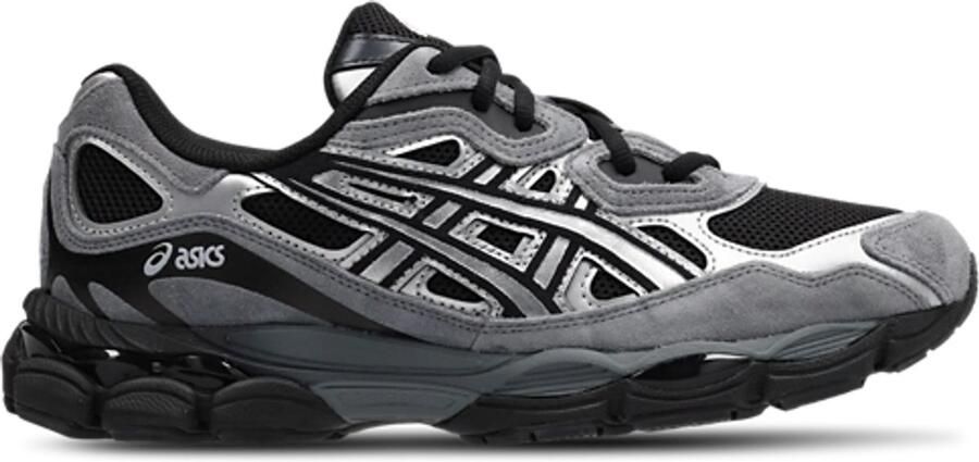 ASICS Gel NYC Black Pure Silver Grey Sneakers Unisex