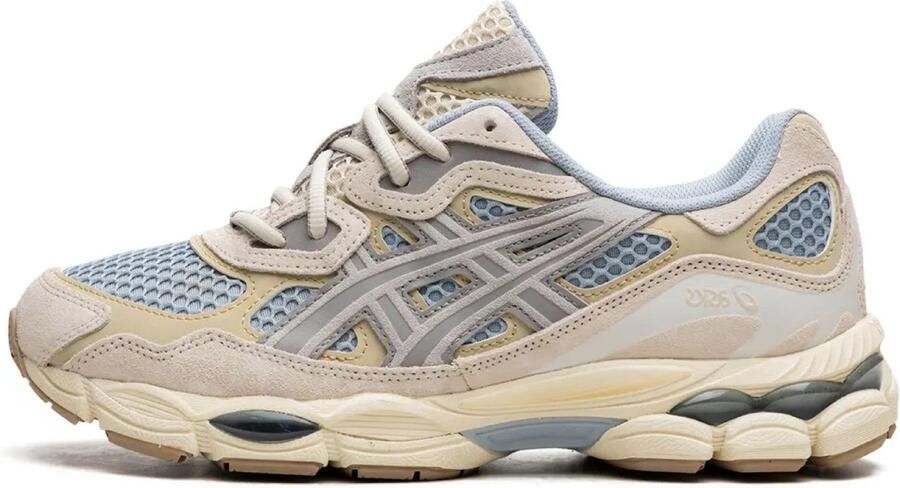 ASICS Grijze Dolfijn Sneakers Mesh Synthetisch Leer Gray Heren