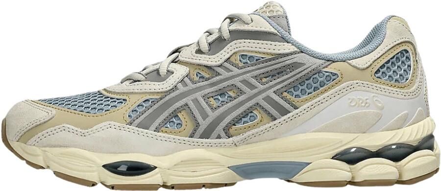 ASICS Grijze Dolfijn Sneakers Mesh Synthetisch Leer Gray