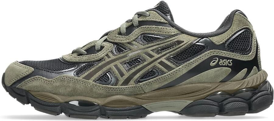 ASICS Gel-Nyc Loden Green Graphite Grey Sneakers Unisex Groen Zwart