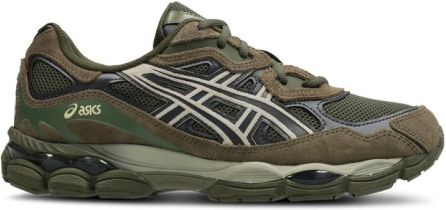 ASICS Gel-NYC Sneakers Olive Canvas Graphite Grey Groen Grijs Gel-NYC Lifestyle Heren Sneakers voor Mannen - Foto 3