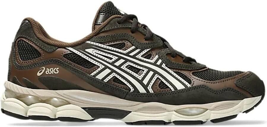 ASICS Sportieve Zwarte Leren Sneakers met Stijlvolle Details Multicolor Heren - Foto 2