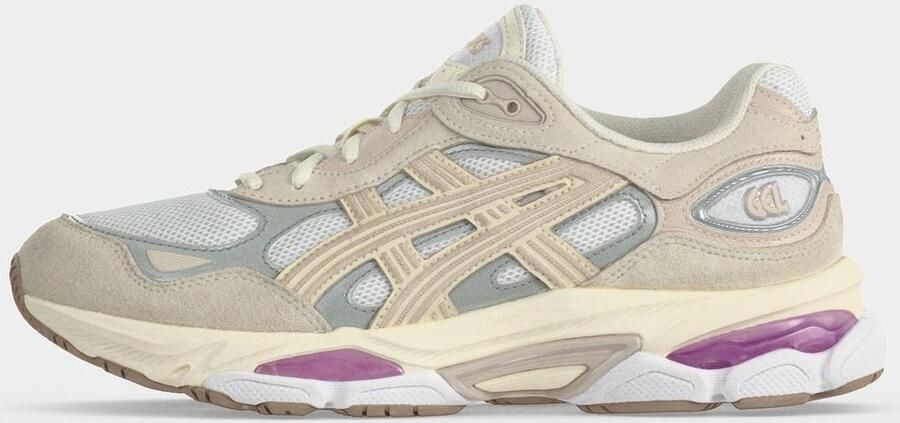 ASICS SportStyle Sneakers laag 'GEL-NYC 2.0' beige duifblauw pasteelgeel wit