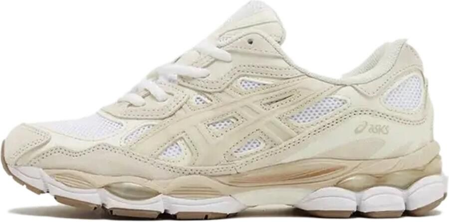 Asics GEL-NYC white feather grey Wit Suede Lage sneakers Unisex
