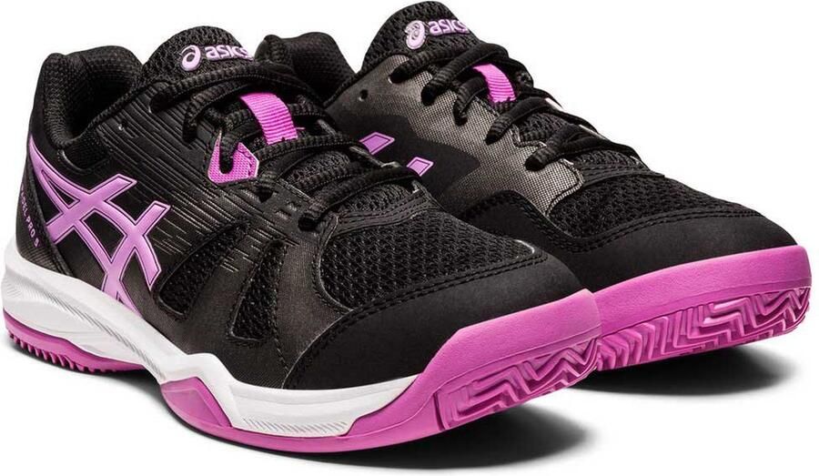 ASICS ' Black And Pink Gel Padel Pro 5 Gs 1044a048 002 Padel Shoes - Foto 4