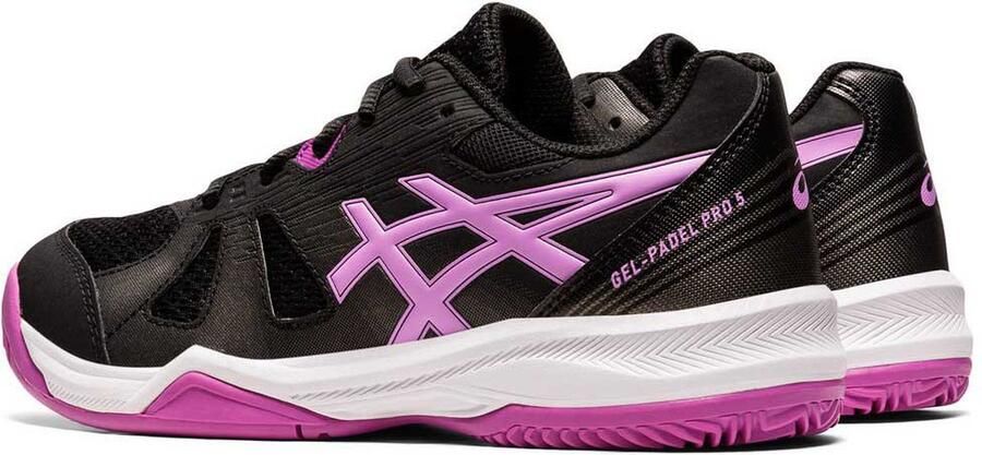 ASICS ' Black And Pink Gel Padel Pro 5 Gs 1044a048 002 Padel Shoes - Foto 5