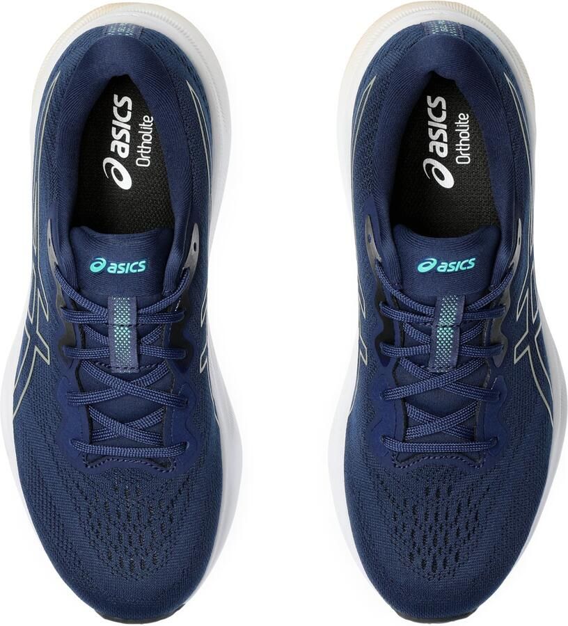 ASICS Gel-Pulse 15 Hardloopschoenen Blue Expanse Champagne Blauw Beige Gel-Pulse Hardlopen Dames