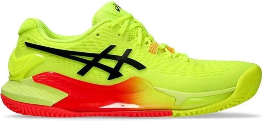 ASICS GEL RESOLUTION 9 CLAY Tennisschoen Lemon Spark Dark Gre