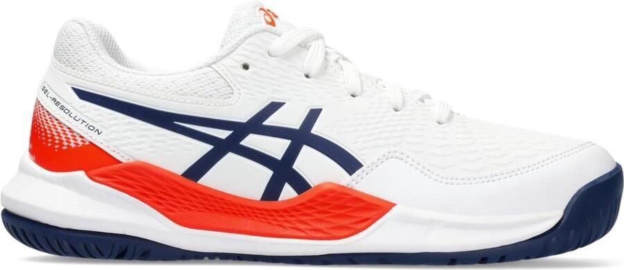 ASICS Gel Resolution 9 GS Clay Tennisschoenen White Peacoat