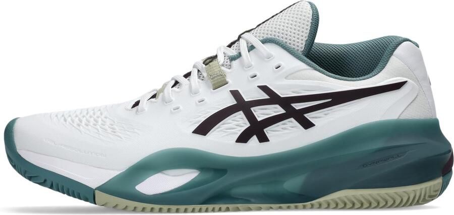ASICS GEL RESOLUTION X Tennisschoenen Clay Wit Donker Aubergine