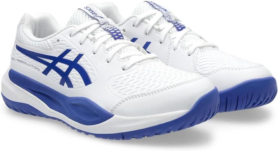 ASICS Gel-Resolution X GS Tennisschoenen Wit Donker Kobalt