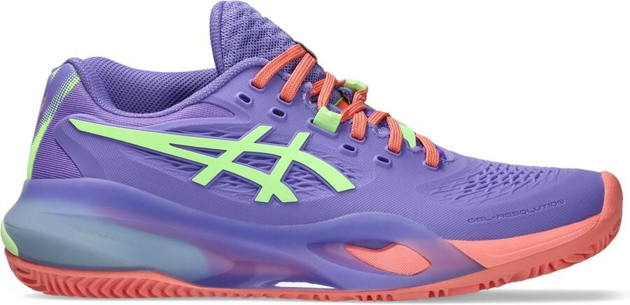 ASICS GEL-RESOLUTION X PADEL Amethyst Illuminate Green