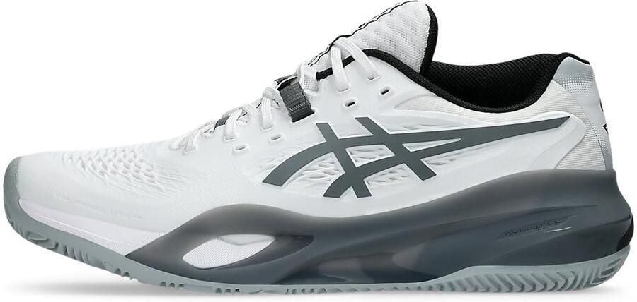 ASICS GEL RESOLUTION X Padel Tennisschoenen Wit Staal Grijs