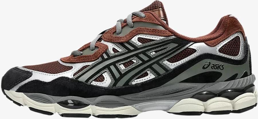 Asics GEL-NYC | Reddish Brown Black Bruin Leer Lage sneakers Unisex