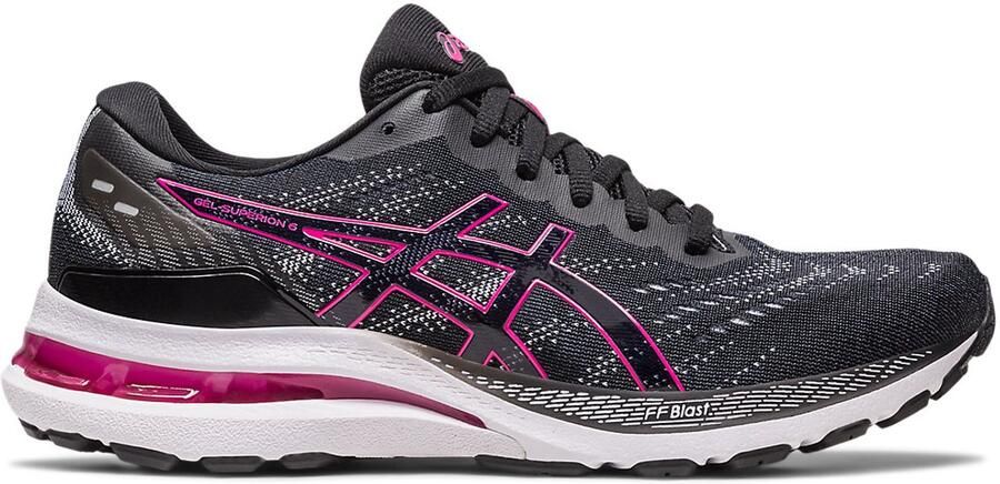 ASICS GEL-SUPERION 6 -Hardloopschoen Zwart Roze Dames