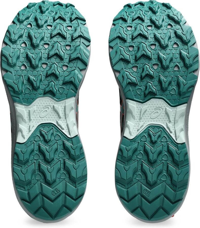ASICS Gel-Venture 10 Trailschoenen Black Rainy Lake Zwart Blauw Gel-Venture Trailrunning Heren