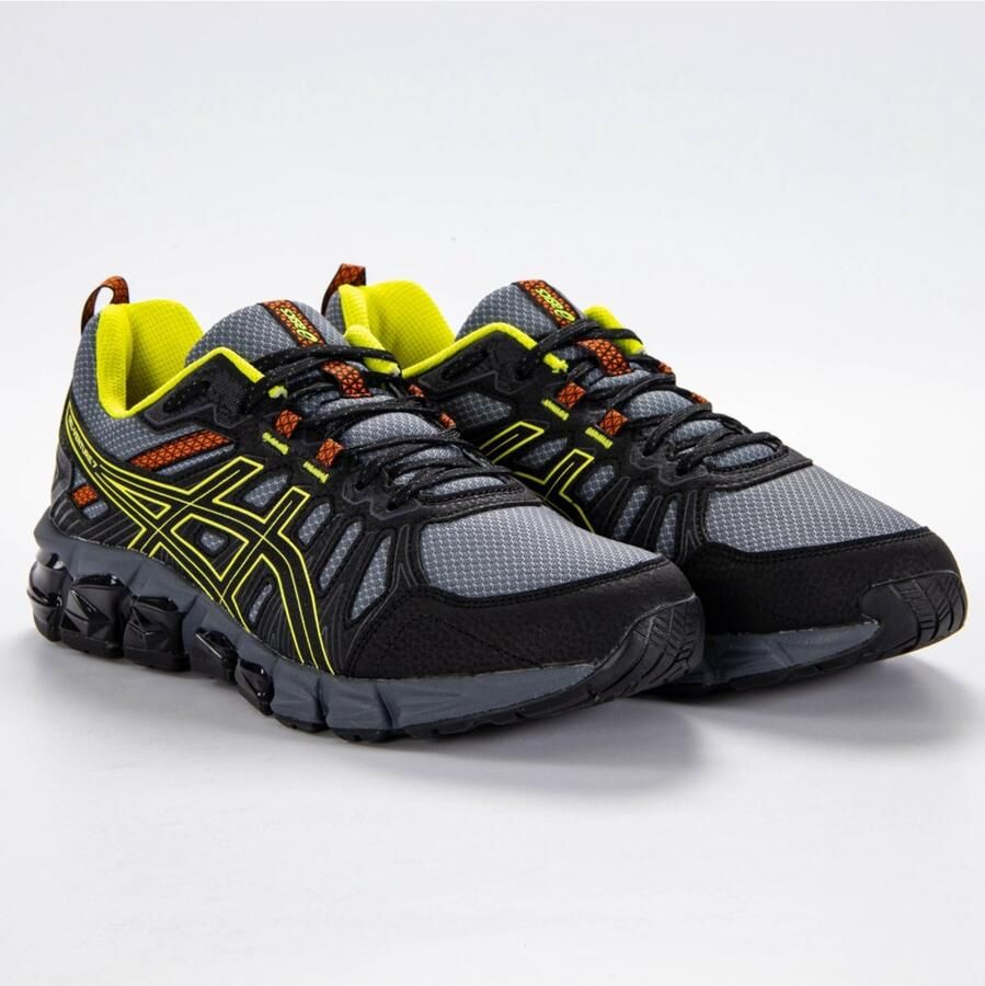 ASICS Gel-Venture 180 Sneakers 41.5 Black Sour Yuzu Zwart Geelgroen GEL Trail - Foto 2