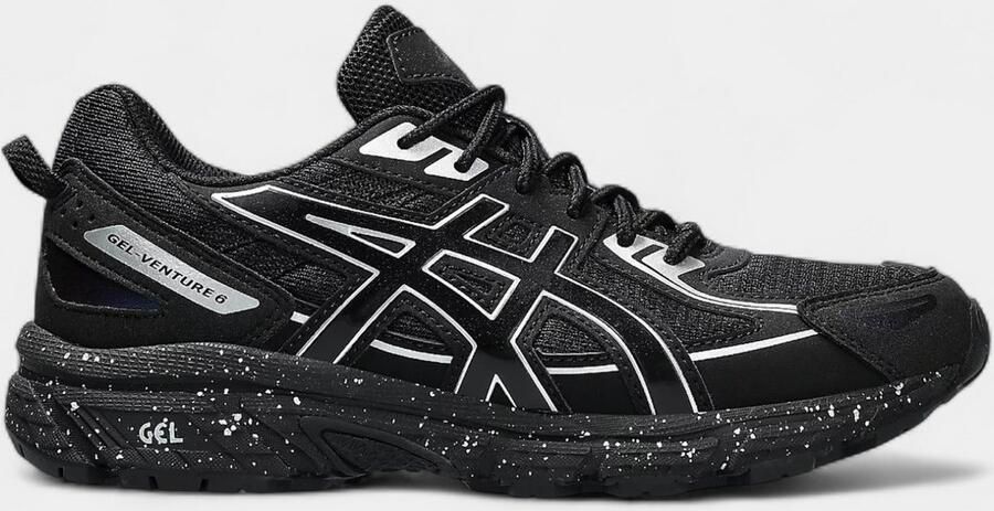 ASICS Lage Sneakers Gel-Venture 6 Black Pure Silver (GS)